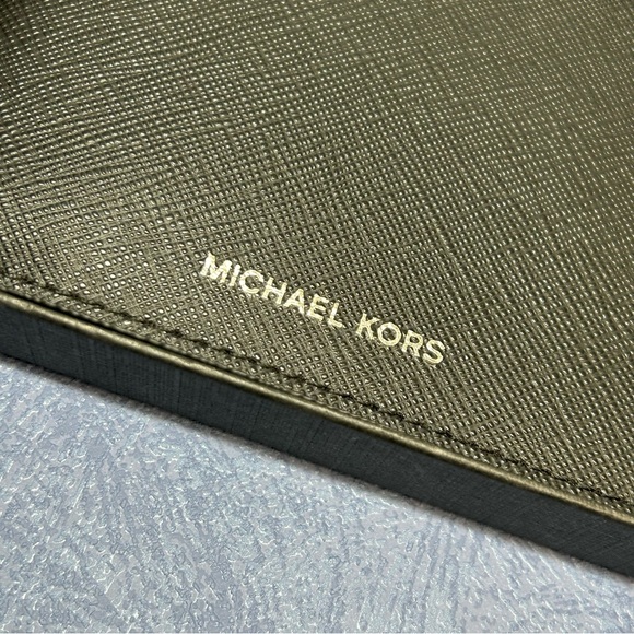 New Michael Kors Men’s Slim Billfold Bi-Fold Wallet Andy Black 86F2SANF5V NWT - Picture 4 of 17